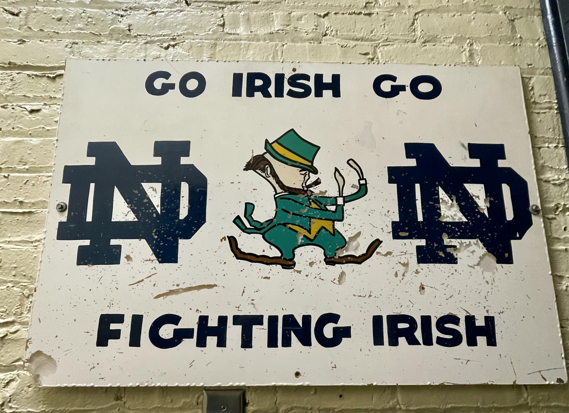 Go Irish Go Sign (ND Stadium).png