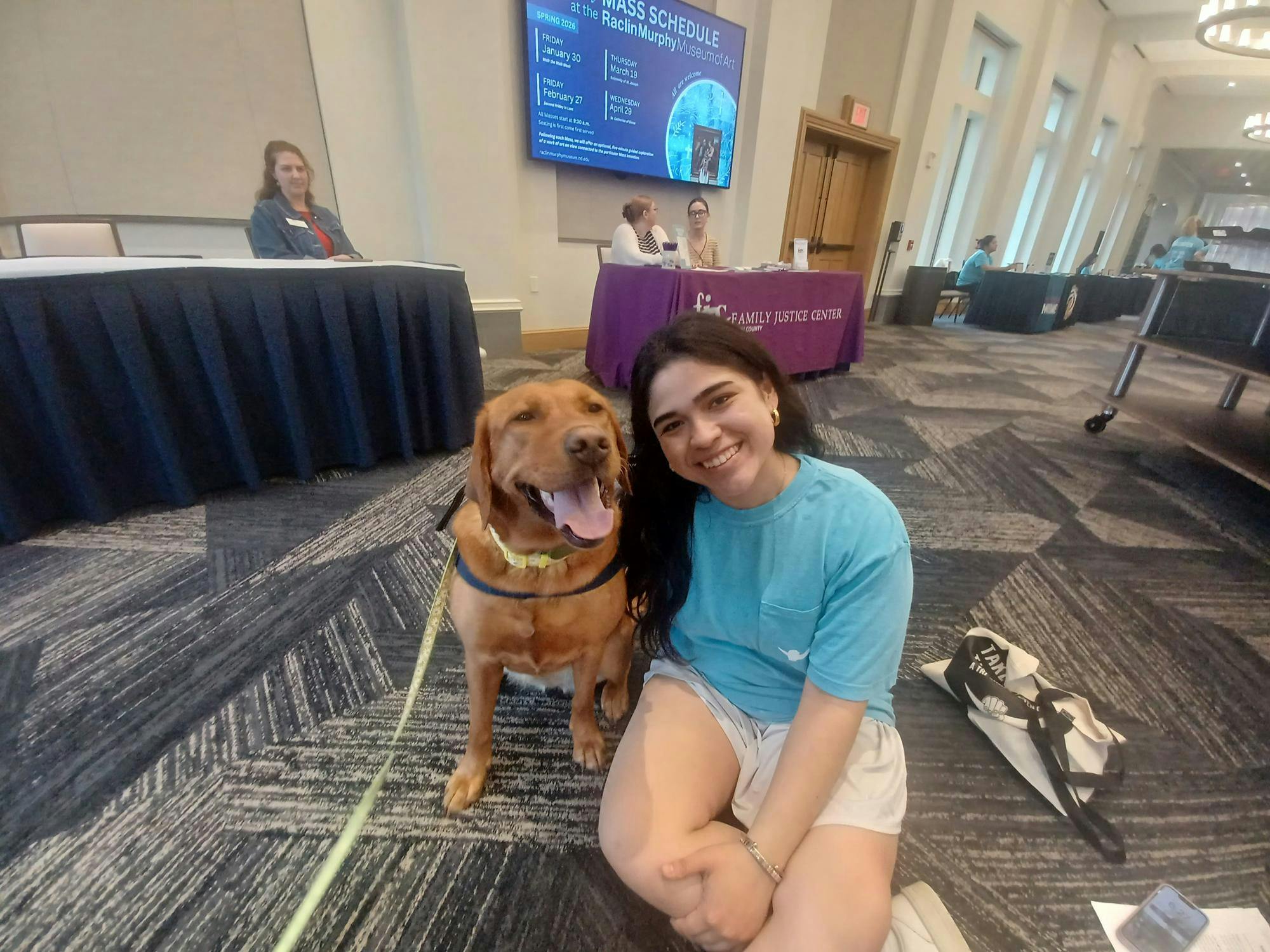 Notre Dame Police Department offer dogs for emotional support.jpg