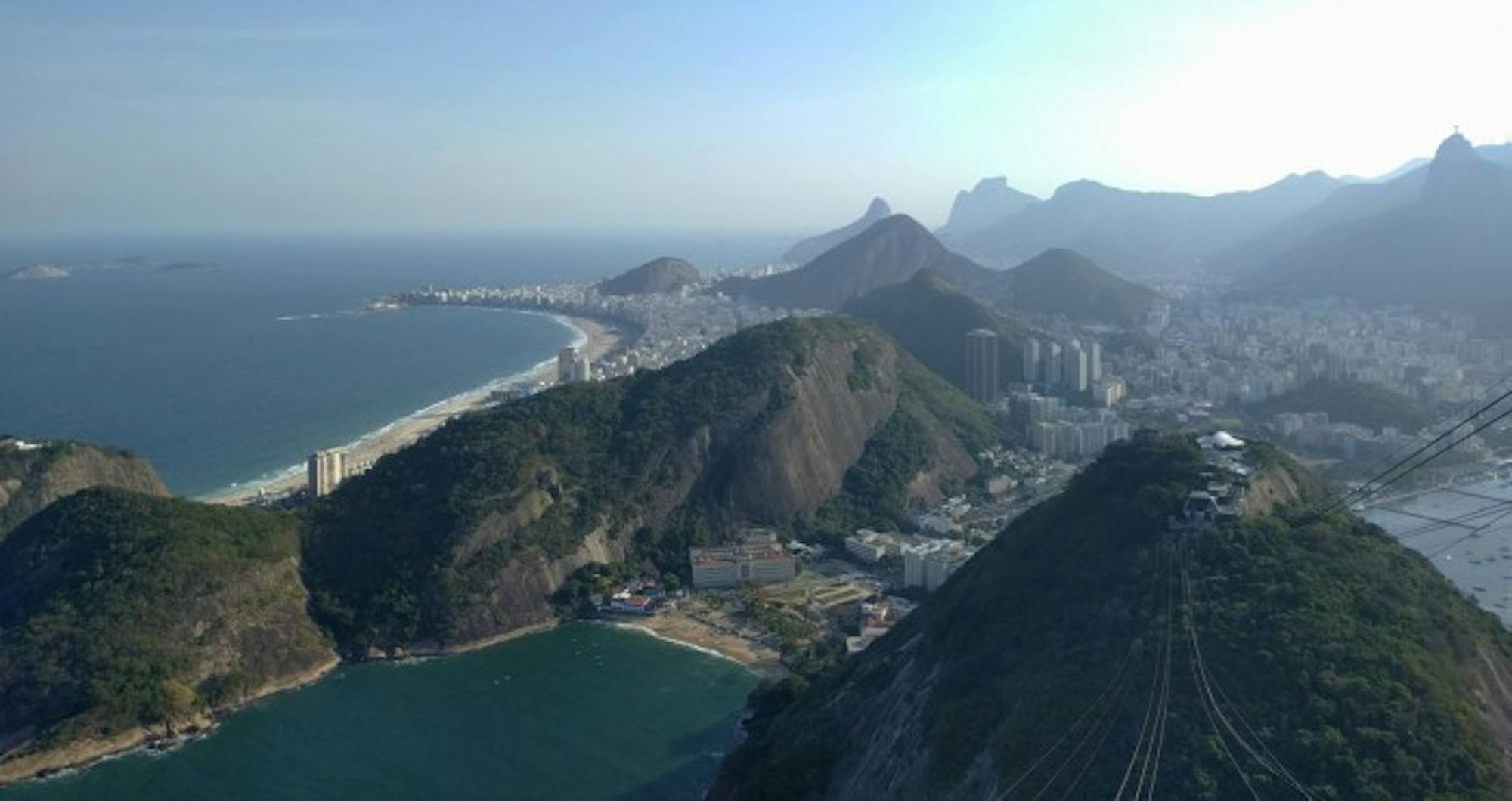 A view of the Rio de Janeiro landscape during the 2016 Summer Olympics. Notre Dame students took advantage of the opportunity to work, conduct research and watch world-class athletes at the Games.