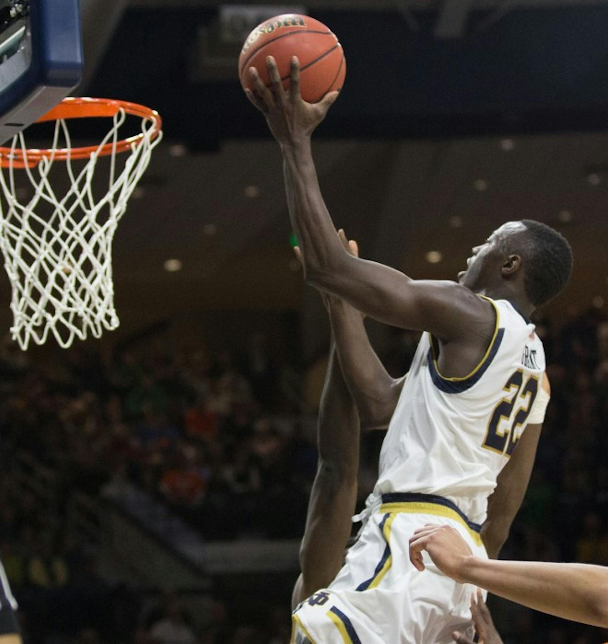 Irish senior guard Jerian Grant rises for a lay-up during Notre Dame's 65-60 loss to Syracuse.