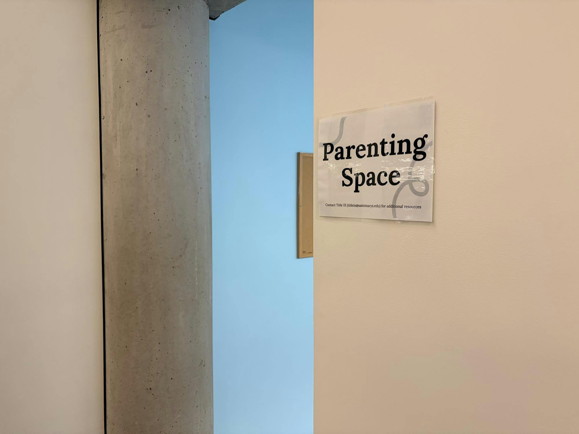 Parenting Space in Cushwa-Leighton Library