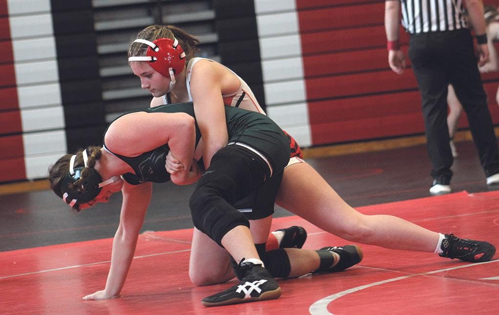 Gallery - Hart, Shelby, Hesperia wrestling at girls district tournament in Whitehall