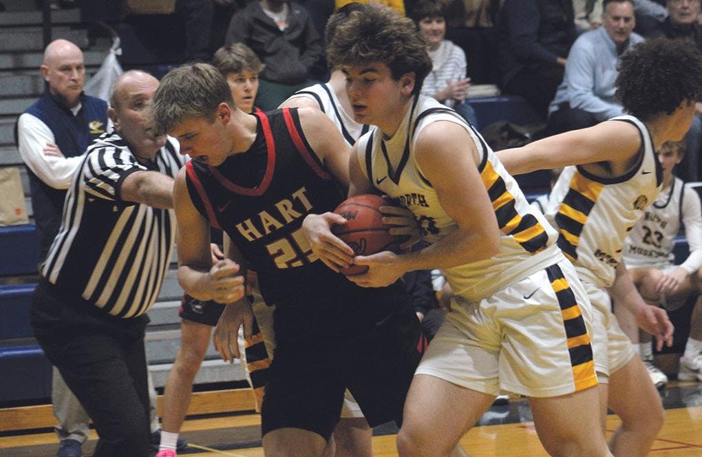 Gallery - Hart vs. North Muskegon boys basketball