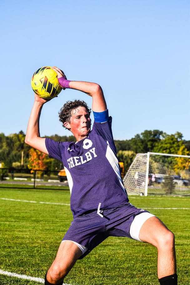 Shelby Boys Soccer vs. Hart - Eli Kelley