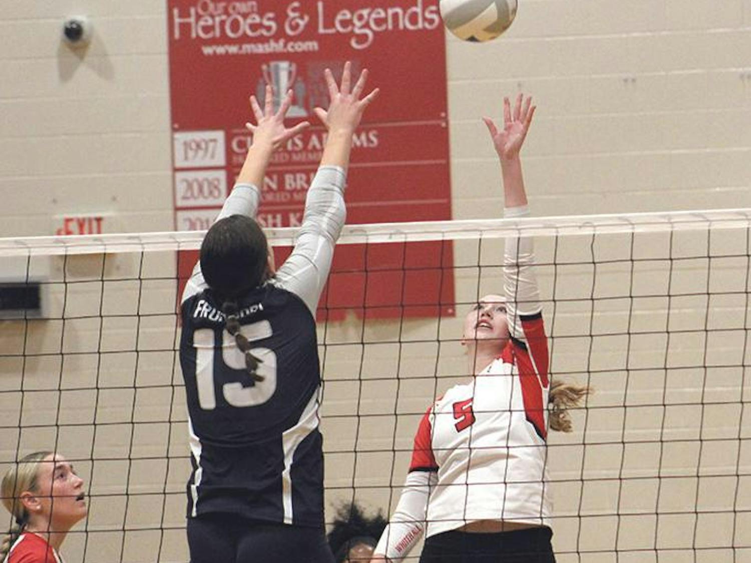 Gallery - Whitehall vs. Fruitport district volleyball