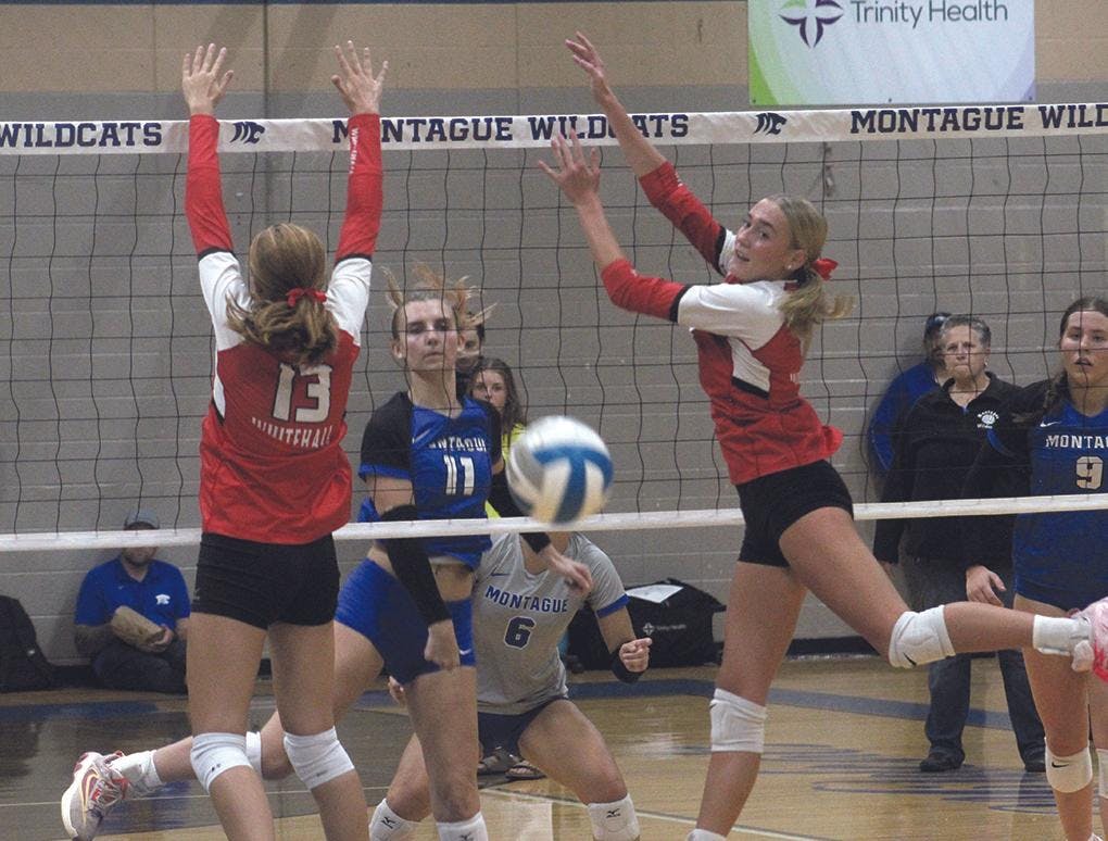 Gallery - Whitehall vs. Montague volleyball