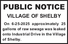 Sewage spill Notice Village of Shelby Echo June 27.pdf