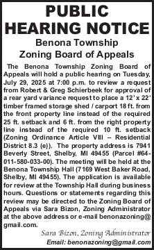 Benona Township Public Hearing Notice July 11 Echo.pdf