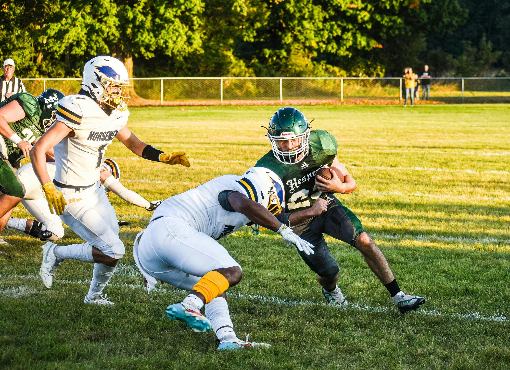 Hesperia FB vs. N. Muskegon (Week 4) - Skyler Stalbaum 2