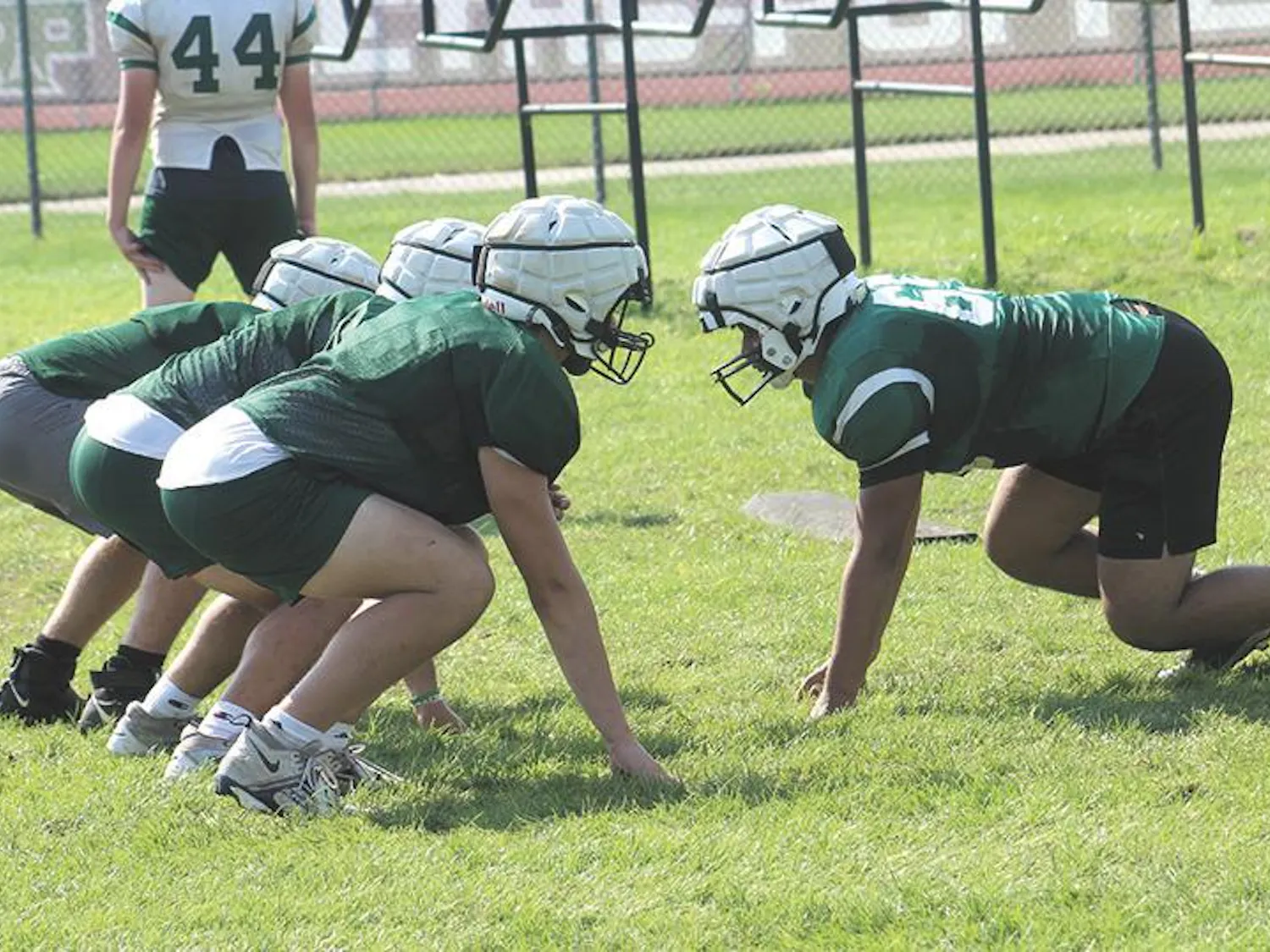 Reeths-Puffer preseason football practice