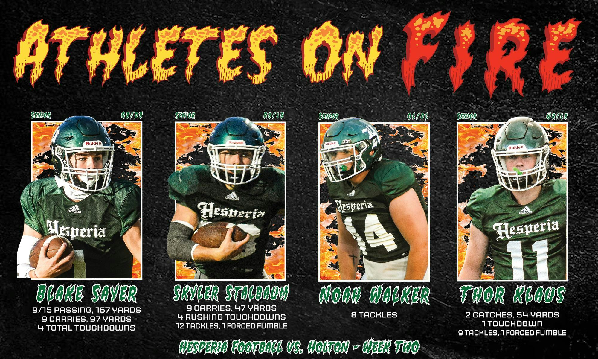 Athletes on Fire - Hesperia FB (Week 2)