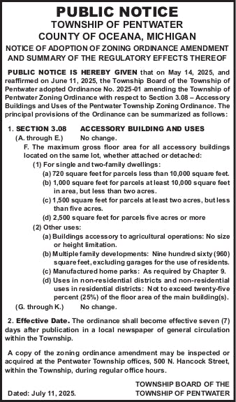 Pentwater Township Adoption Notice Section 3.08 July 11, 2025 Echo.pdf
