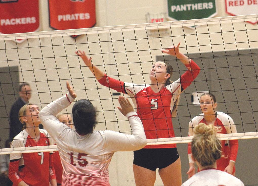 Gallery - Whitehall vs. Orchard View district volleyball