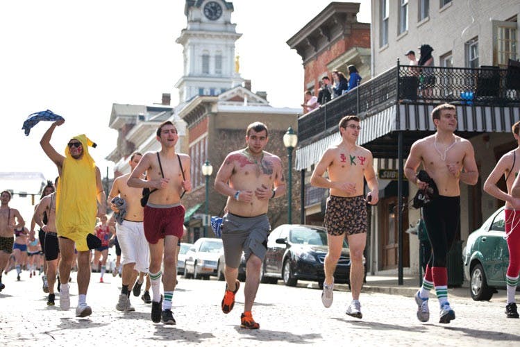 OU samaritans strip down for charity  