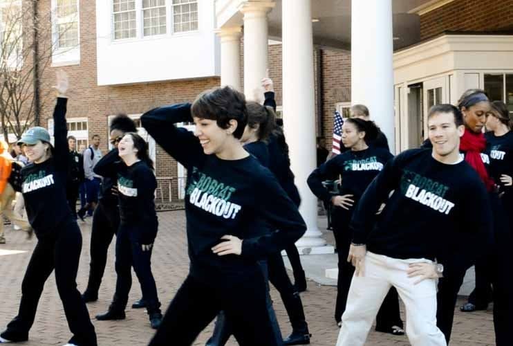Video: Bobcat Blackout Flash Mob  