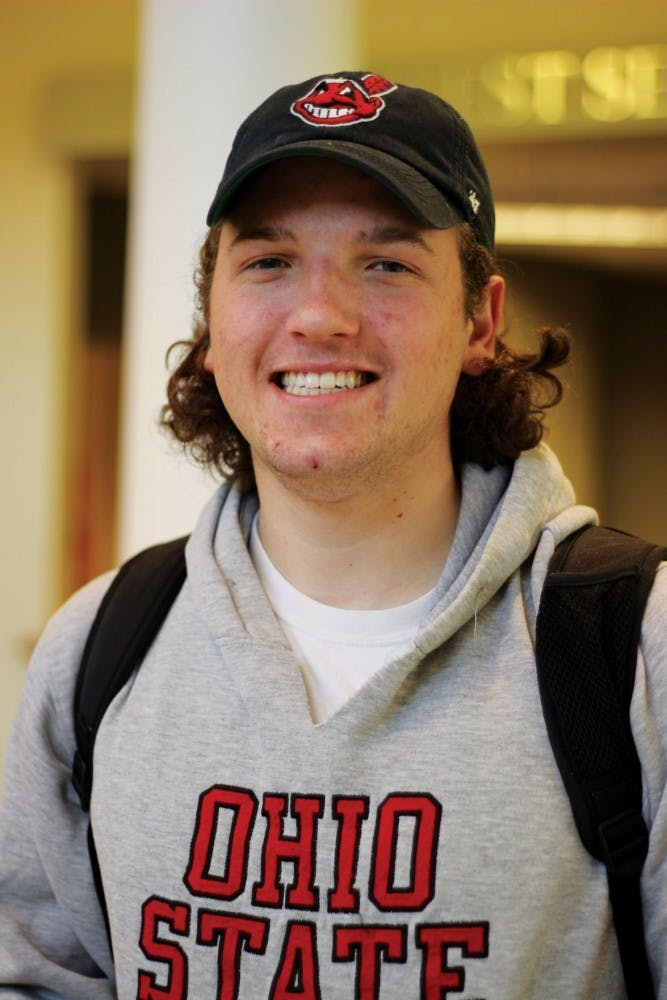 Michael Prohop, an undecided sophomore  