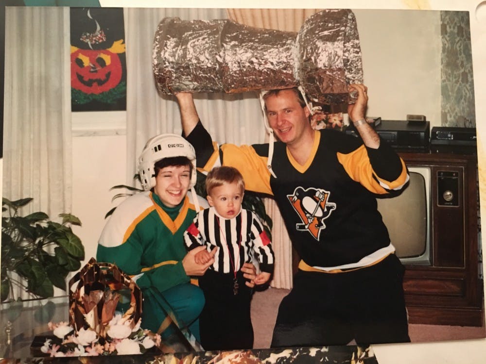 The family of&nbsp;The Post's managing editor, Elizabeth Backo, really likes hockey and made their own Stanley Cup out of aluminum foil. (Provided via Elizabeth Backo)
