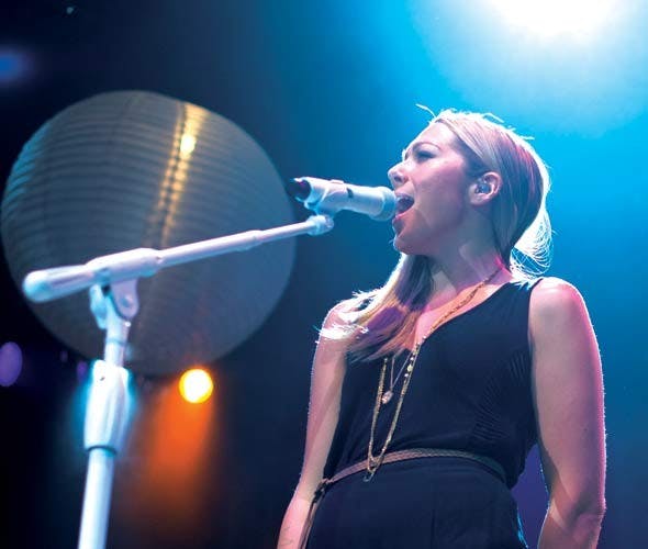 Caillat inspires young fans with personal songs  