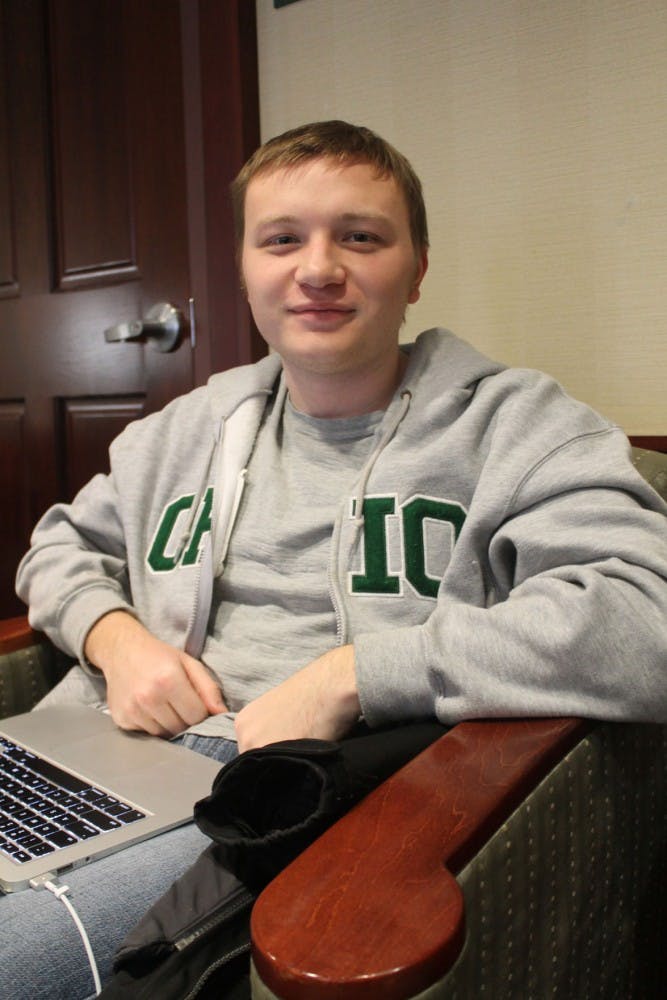 Chase Montavon, junior studying Communication  