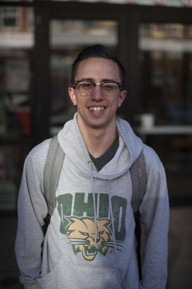 Chris Mestyanek, a junior studying biology pre-med  