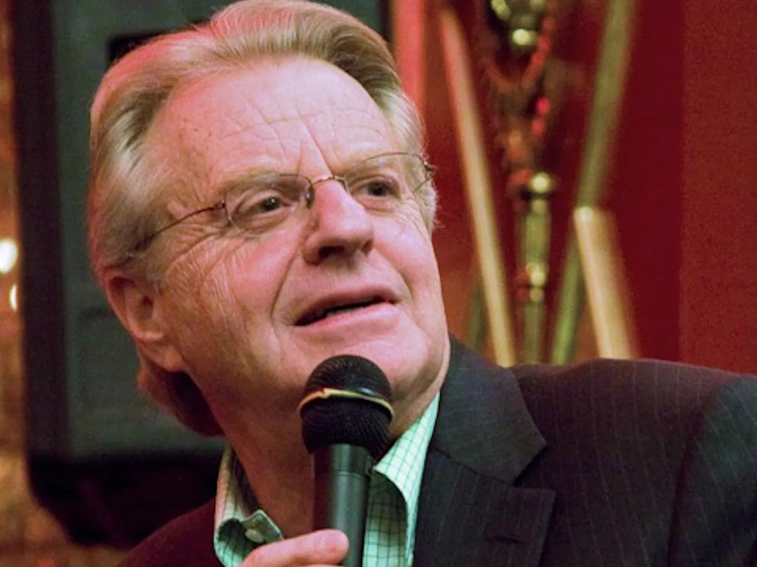 Jerry Springer at a Hudson Union Society event in January 2011. (provided via Wikimedia Commons)