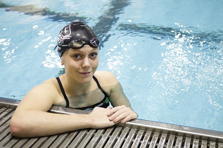 Swimming and Diving: It didn't take long for English swimmer to adjust to American water  