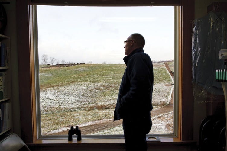 Woman chains herself to barrels to protest fracking  