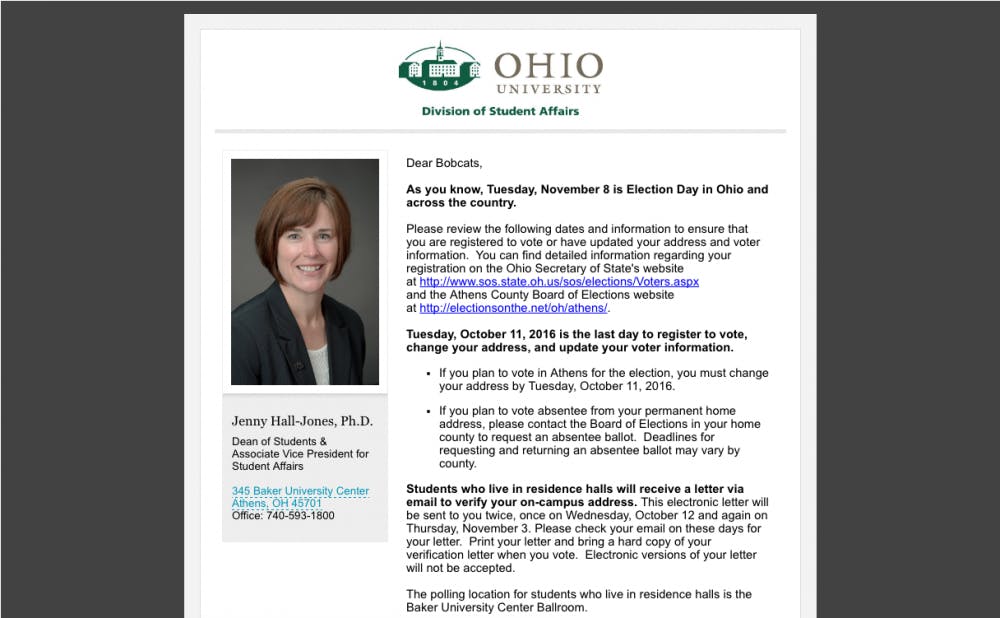 Jenny Hall-Jones Voting Email