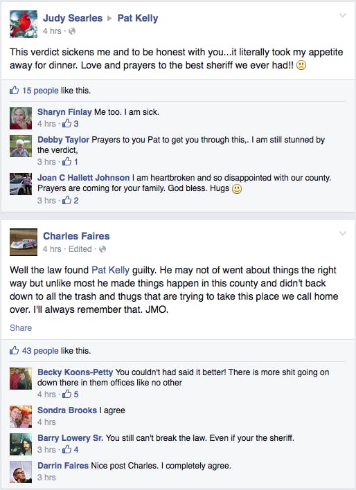 Pat Kelly Facebook Posts  