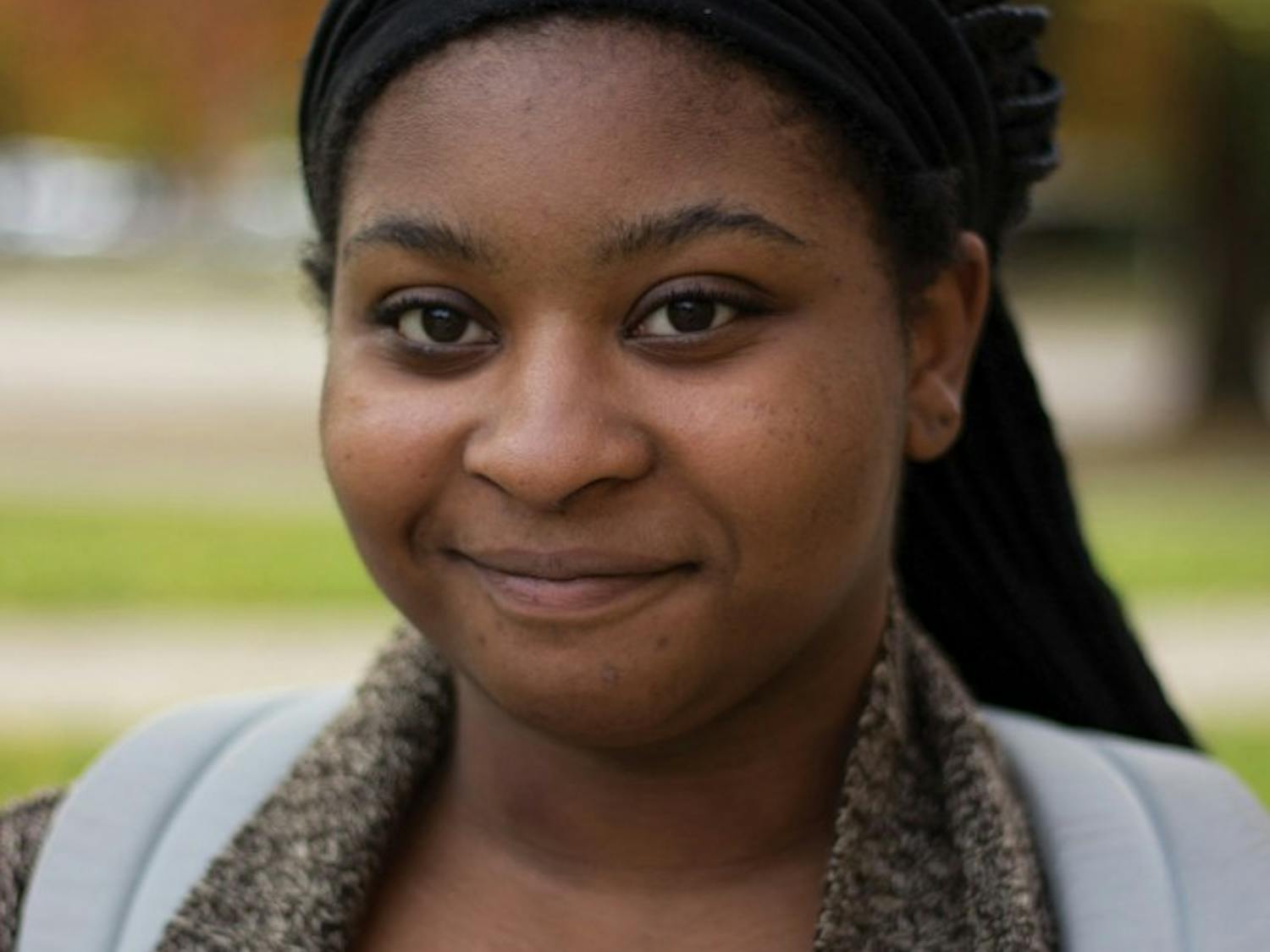 Monique Callieham, freshman studying speech pathology  