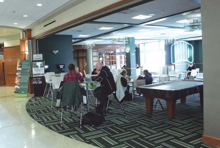Baker Center Lounge reopens for student use  
