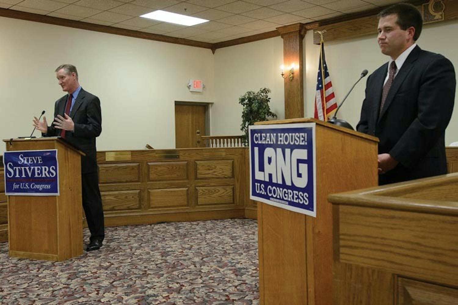 Congressional debate pits Lang against Stivers in Lancaster  