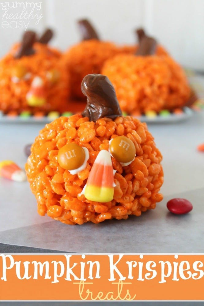 Pumpkin Rice Treats  