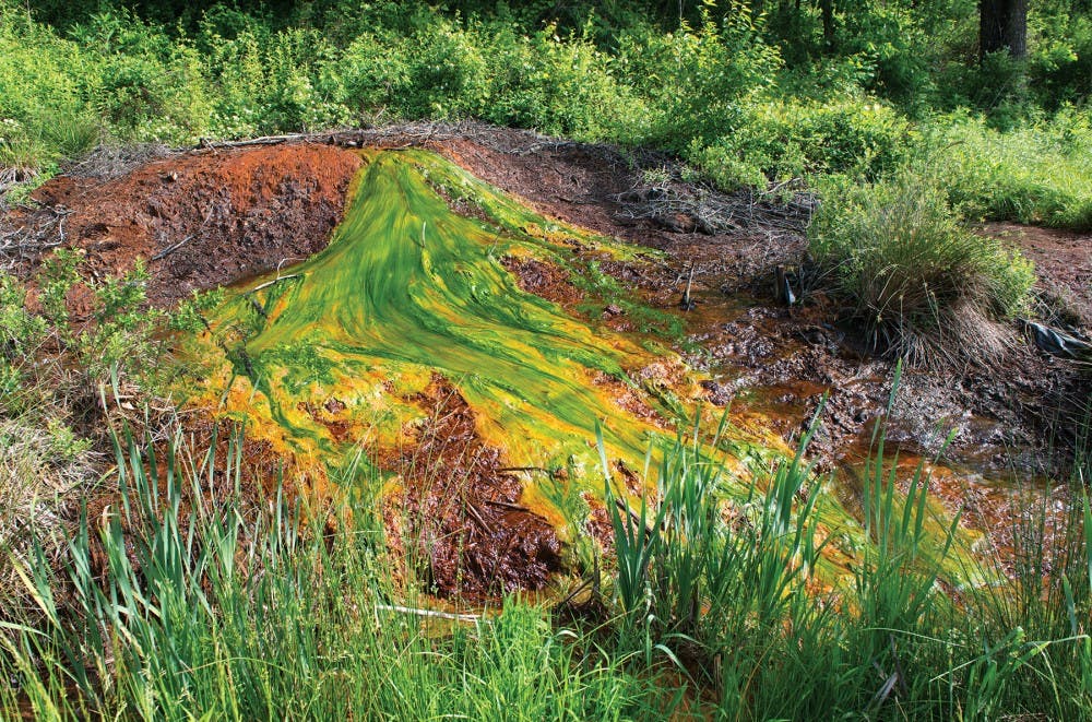 Appalachia's Orange Stain