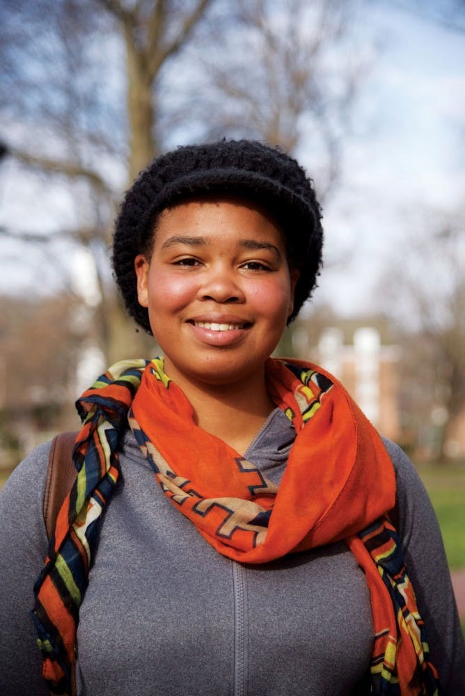 Kihresha Redmond, a senior studying acting  