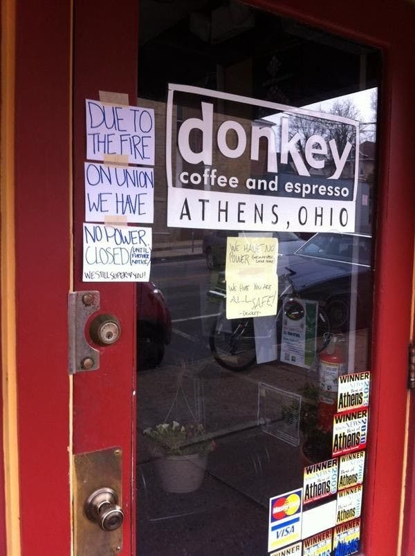 Athens Uptown Fire: Donkey  