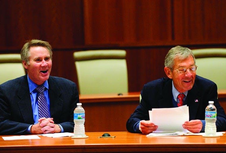 Voinovich donates senate papers, to join OU faculty  