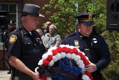 Police venerate fallen officers  