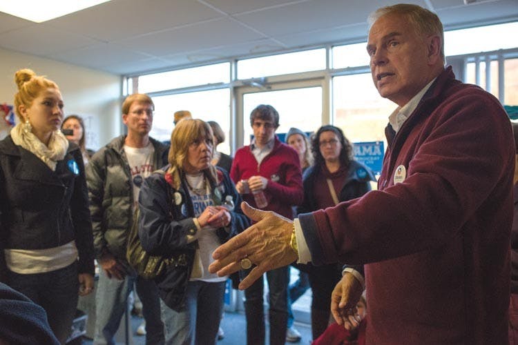 Former Gov. Strickland advocates Democrats in third Athens visit  