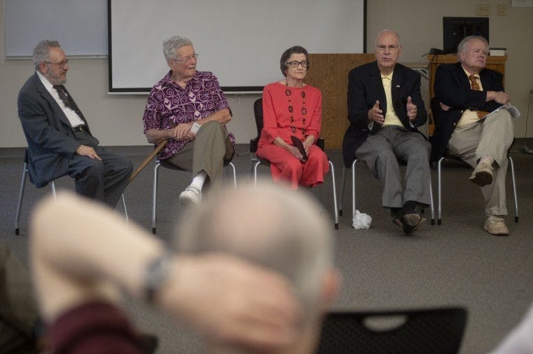 Emeriti talk about OU of the past  