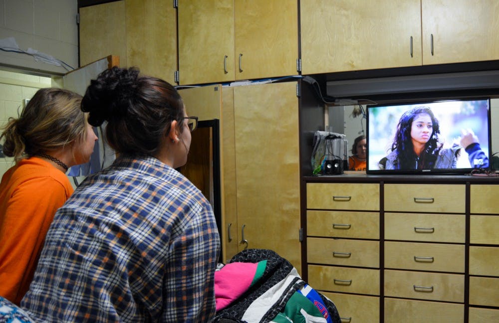 Some students choose to bring TVs to college with them (ALIE SKOWRONSKI | PHOTO ILLUSTRATION)