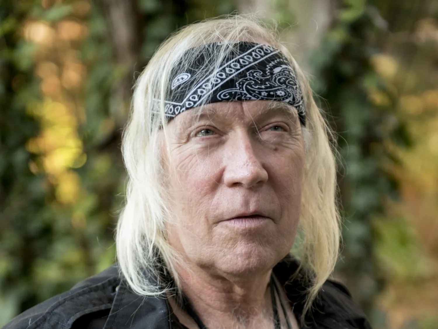 Wiccan Shaman Gary Herron poses for a portrait outside of his home in New Straitsville, Ohio. Herron has over 30 years of Occult and Metaphysical experience, and has a Masters Degree in Metaphysics.
