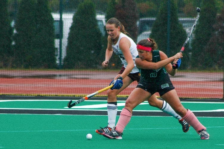 Field Hockey: Controversial call ends rainy home opener  