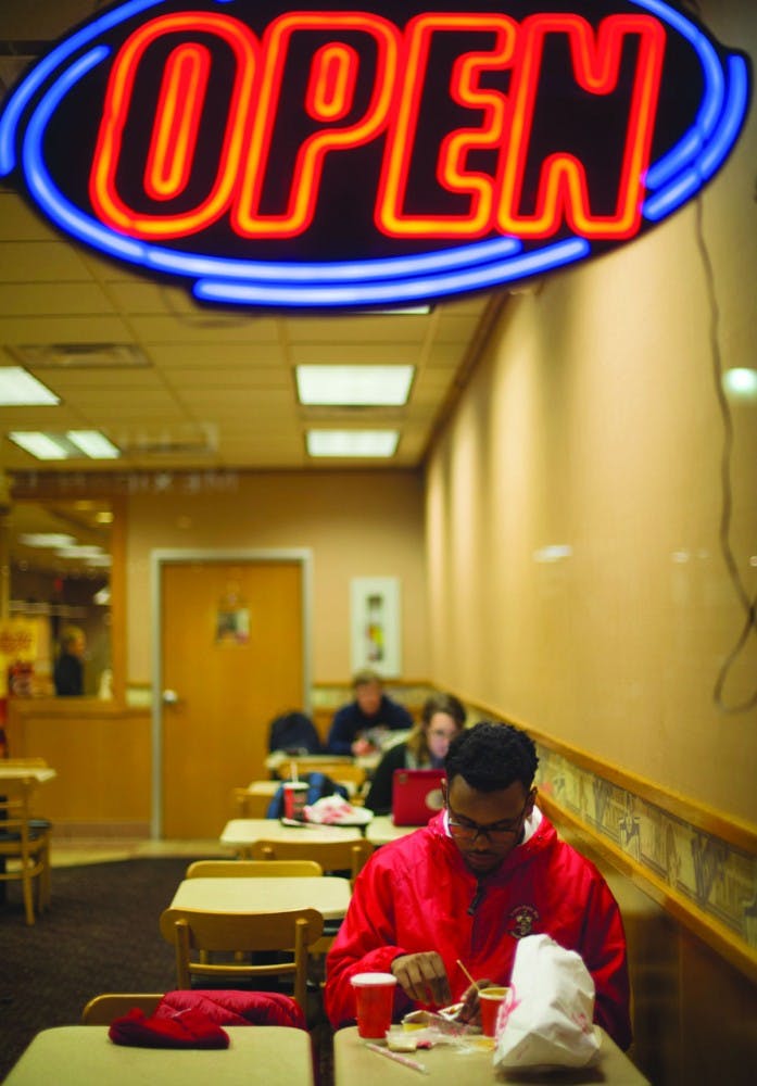 David Foster, senior art major  