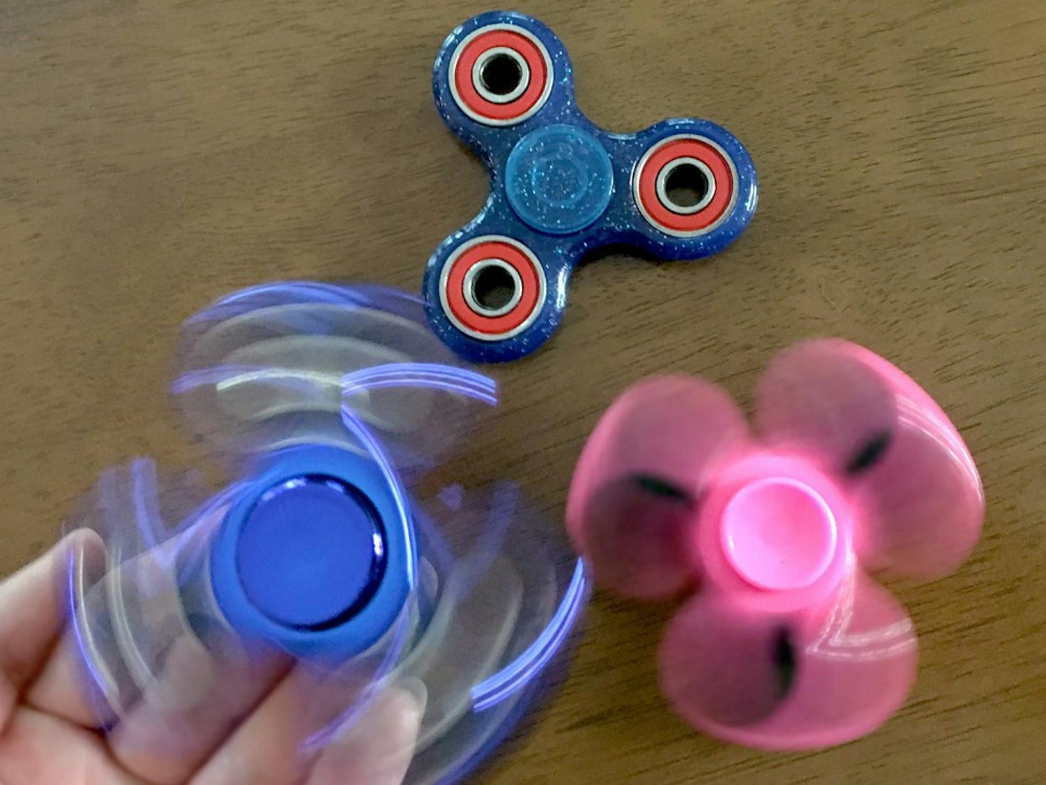 Fidget spinners (provided via&nbsp;JoanDragonfly on Flickr)
