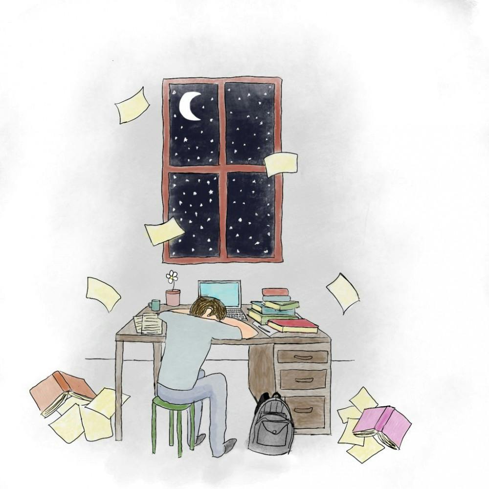 All Nighter Illustration  