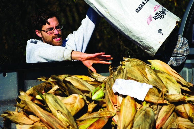 Farmer's vow of poverty promotes humanitarianism  