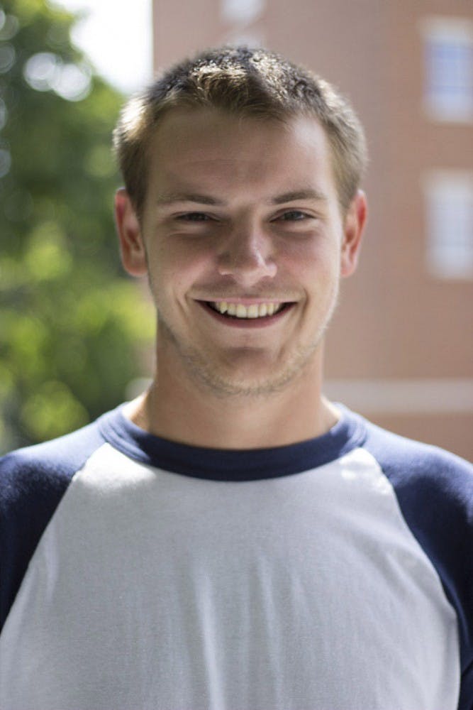 Alec Ticherich, a sophomore studying aviation flight  