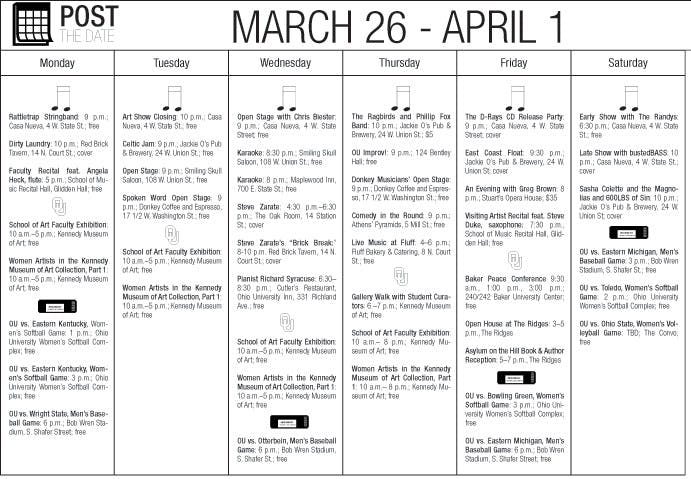 Post the Date: April 2 - April 8  
