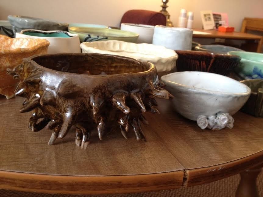 Bowls, which were handmade by volunteers, will be used at the 17th annual&nbsp;Souper Bowl. (provided by Rachel Szostek)